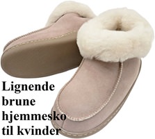 varme hjemmesko dame lammeskind